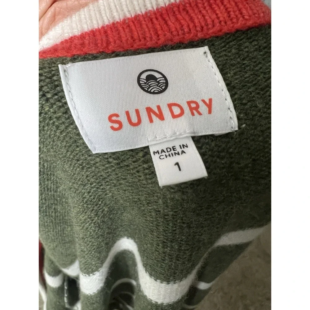 Sundry striped cardigan
